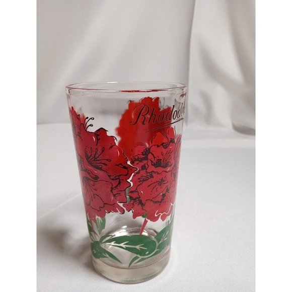 Boscul‎ Wm. S. Scull Company, Inc. Rhododendron Glass 5" Tall - Picture 4 of 6